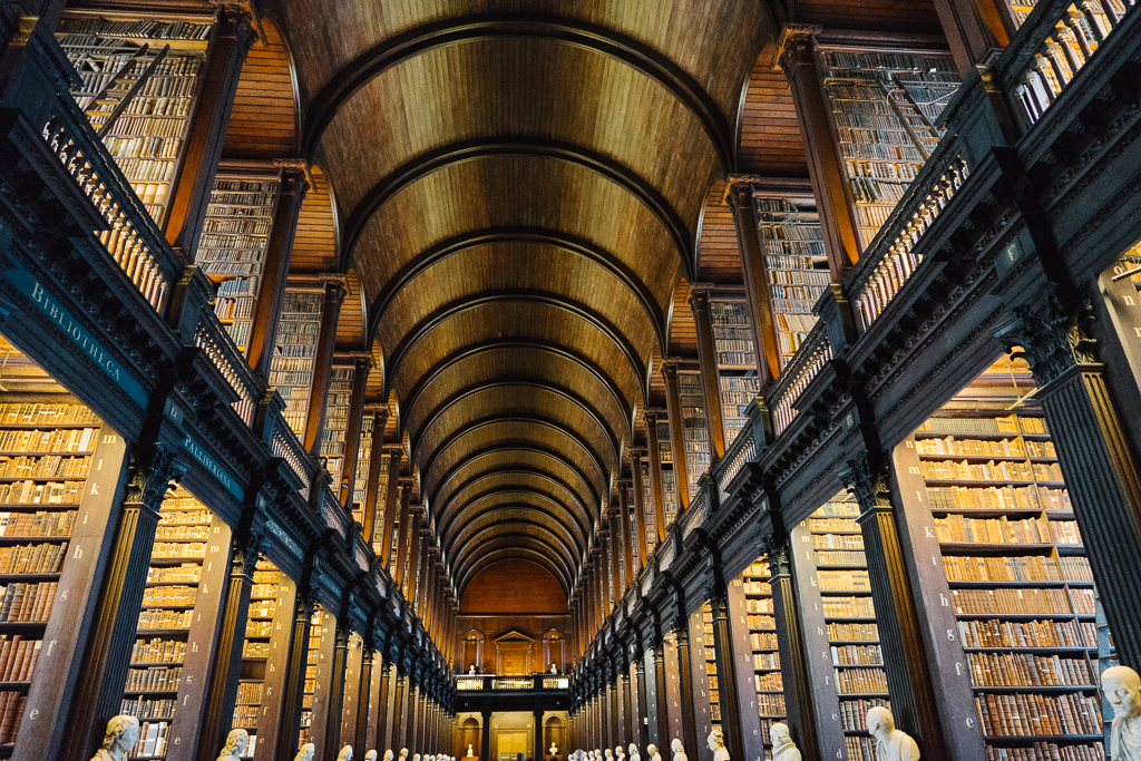 Trinity College library Dublin, Ireland
