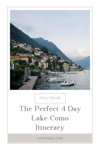Lake Como Pinterest Graphic