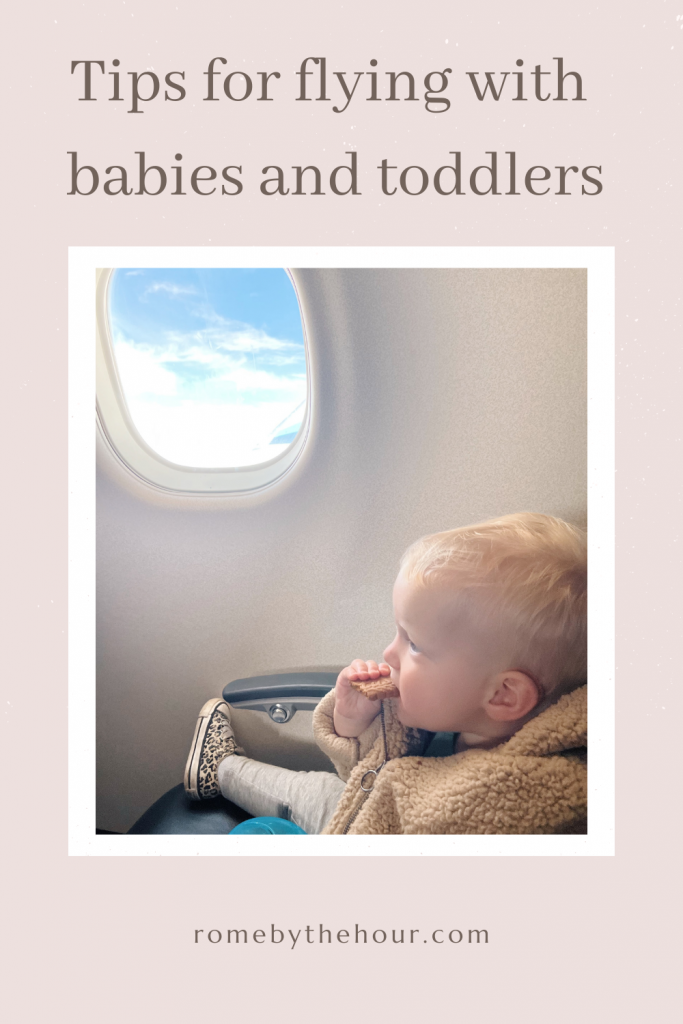 flying with babies and toddlers