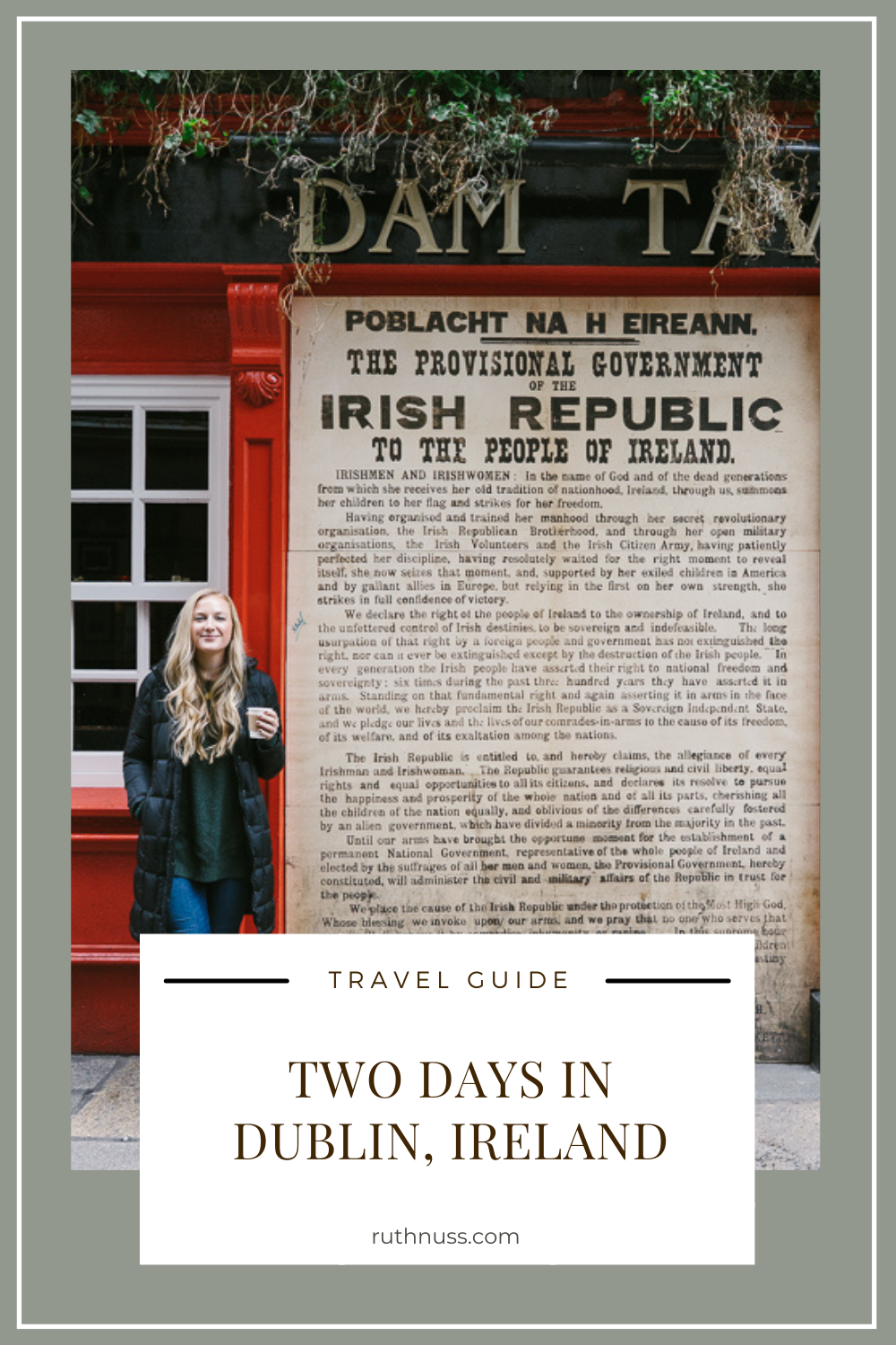 2 Day Dublin Itinerary Travel Guide