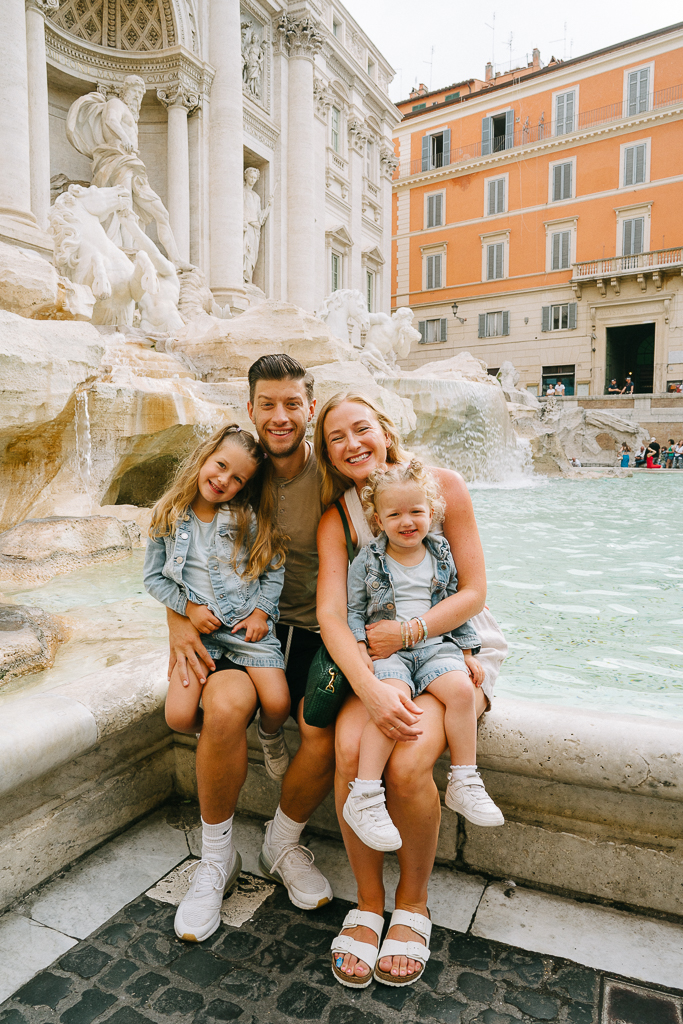 a family during a 3 Day Rome Itinerary