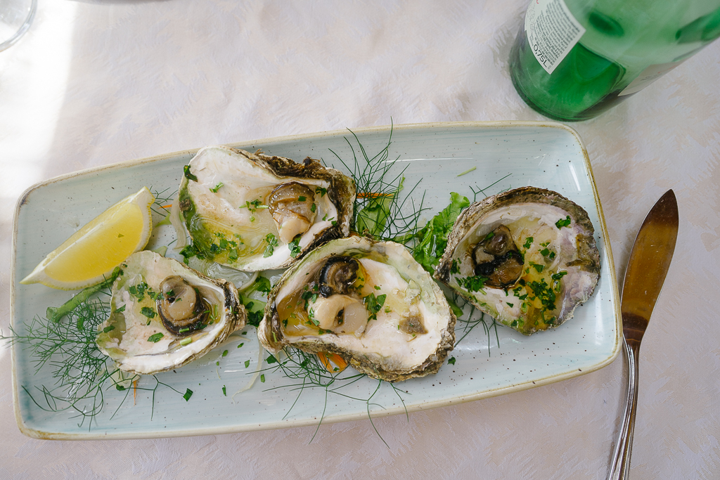 three oysters 
