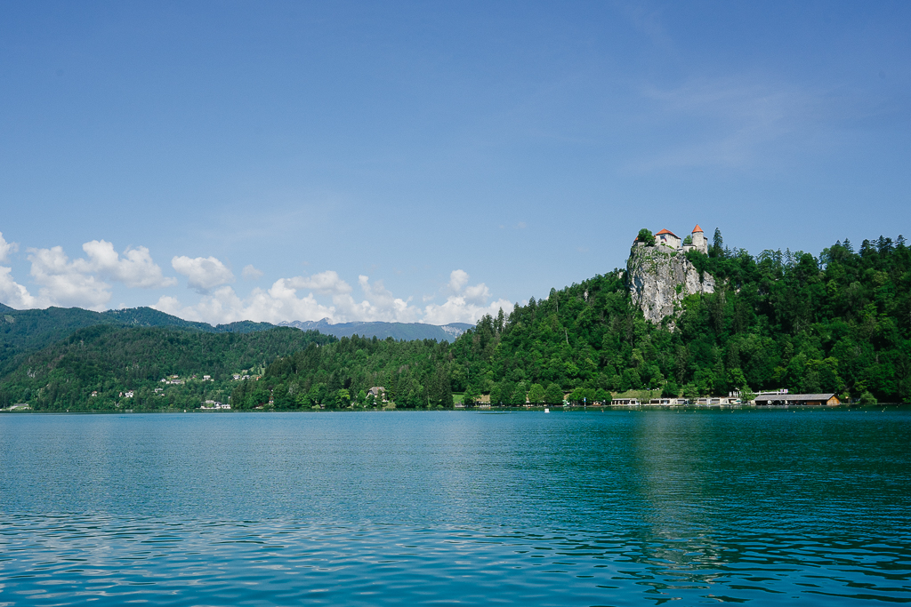 a view from Lake Bled 
