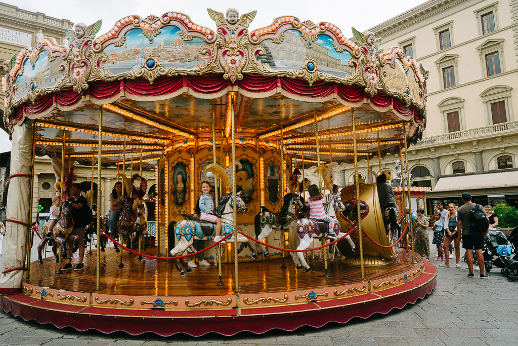 carousel in Florence 