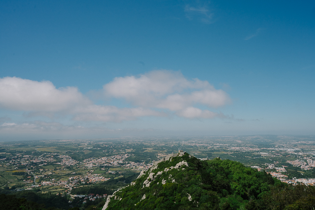 view of southern portugal on a lisbon to sintra day trip 