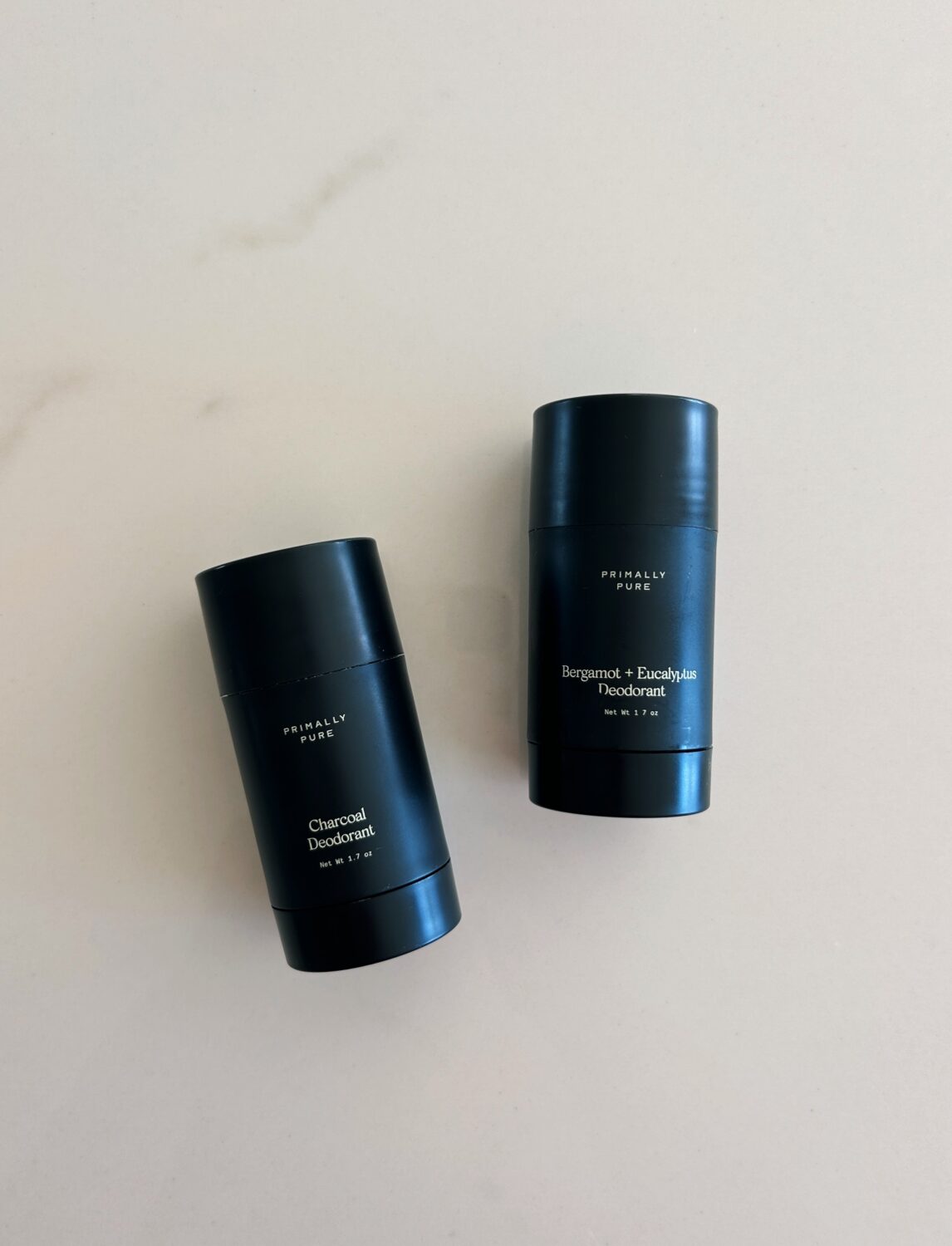 primally pure bergamot and eucalyptus deodorant and primally pure charcoal deodorant review