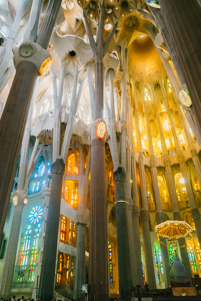 inside the sagrada familia