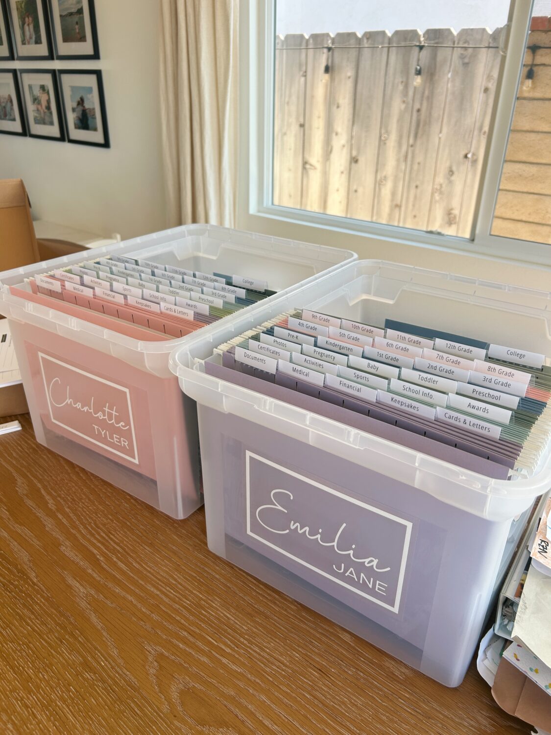 two file boxes