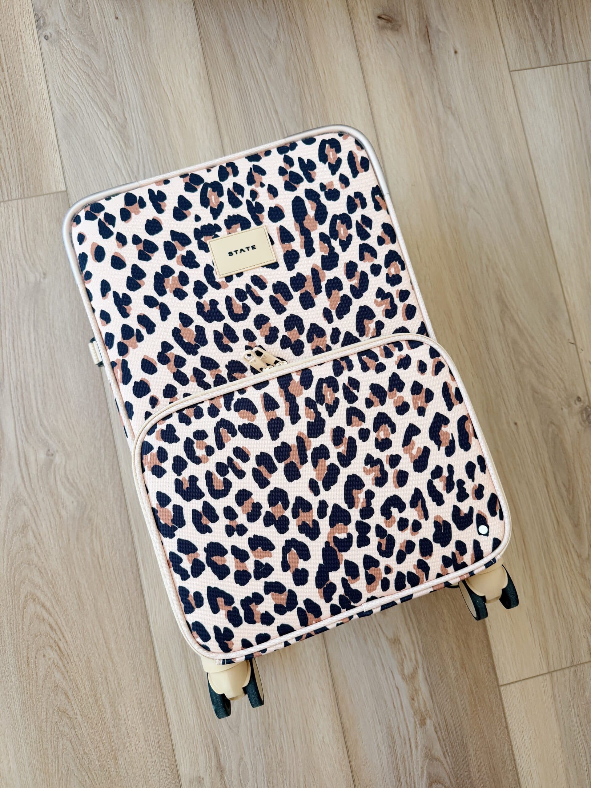 leopart print state bags logan suitcase for a state kids luggage set review