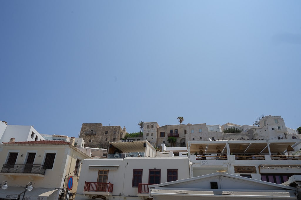 naxos town in naxos greece