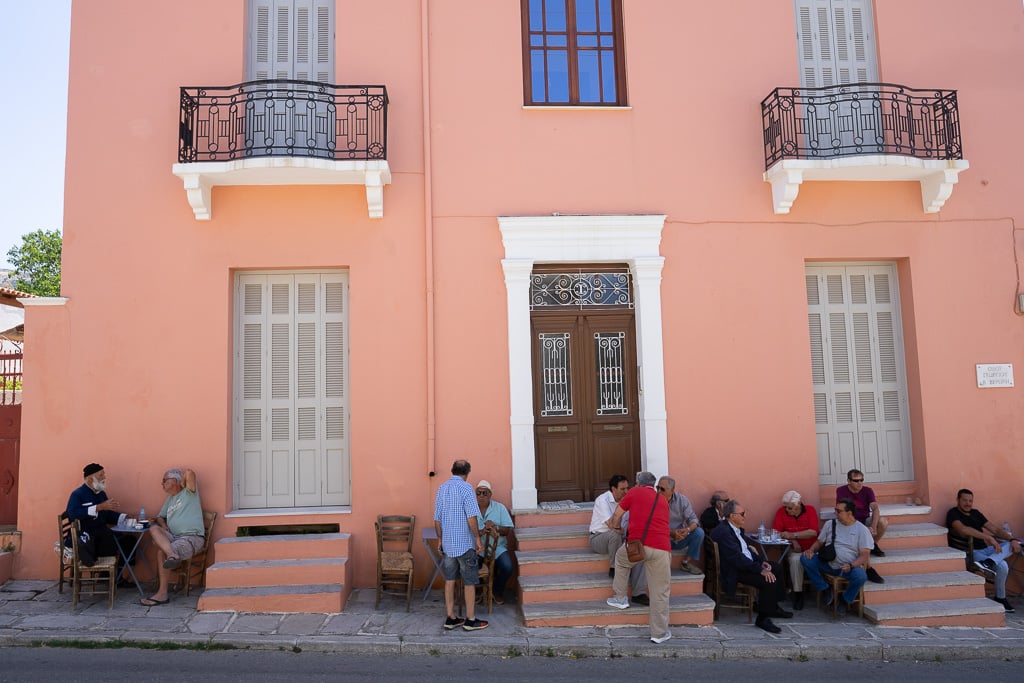 chalkio town in naxos greece